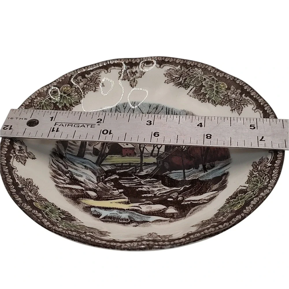 Johnson Brothers Teacup and Saucers Friendly Village The Ice House Set of Two‎